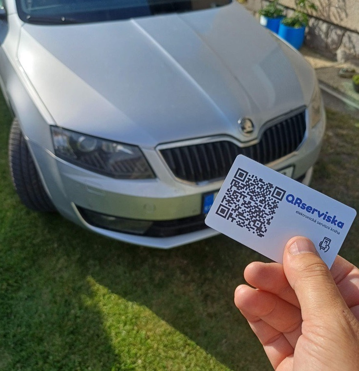 QRserviska – plastová karta